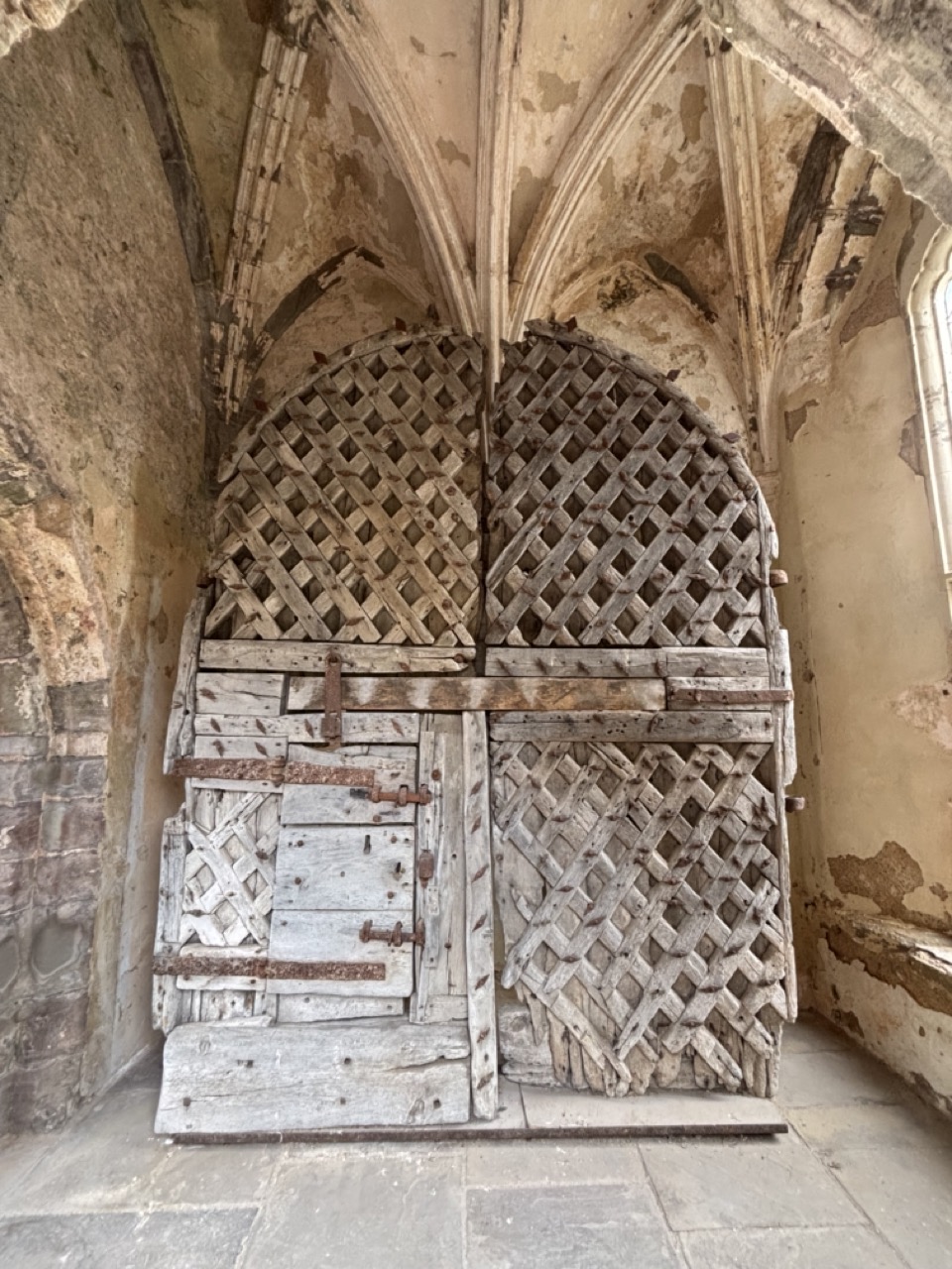 The oldest castle door in Europe